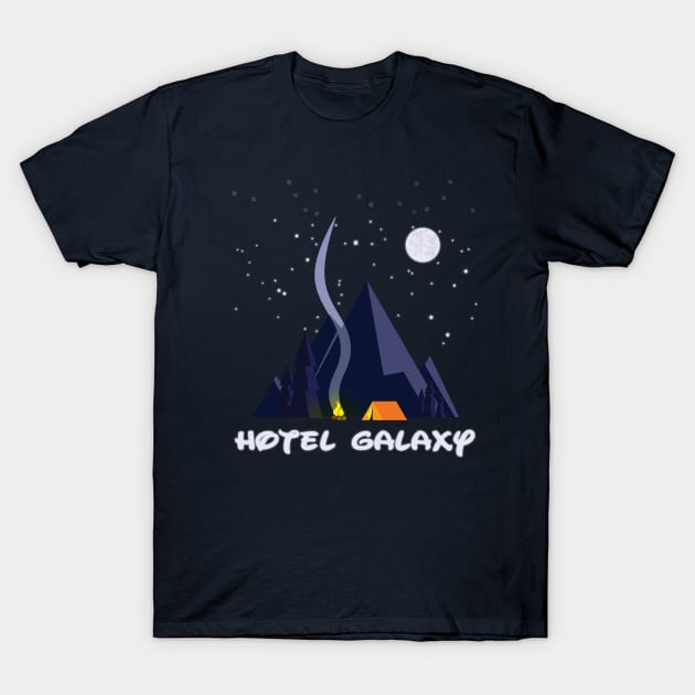 Hotel Galaxy T-Shirt by teetimecompany